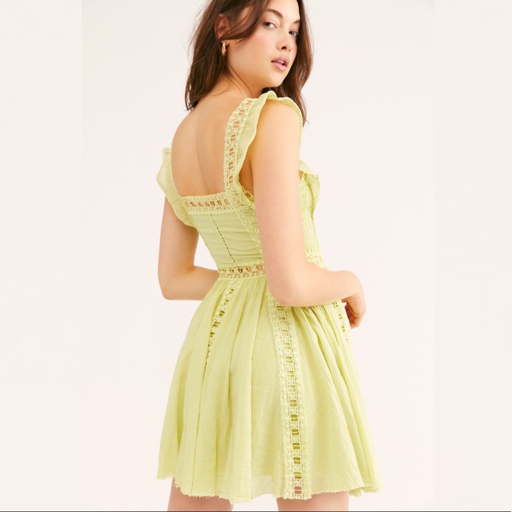 🎉HP🎉🌸Free People Verona A-line Dress🌸NEW - Picture 4 of 12